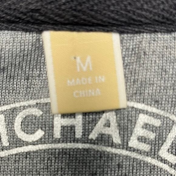 MICHAEL KORS Gray Velour Full Zip Jacket Size Small - Picture 7 of 9